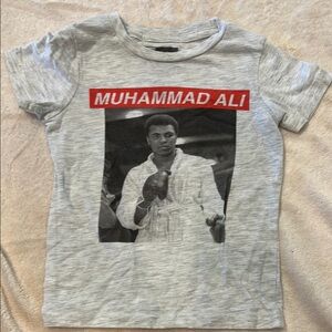 Kids Grey Muhammad Ali Graphic T-Shirt